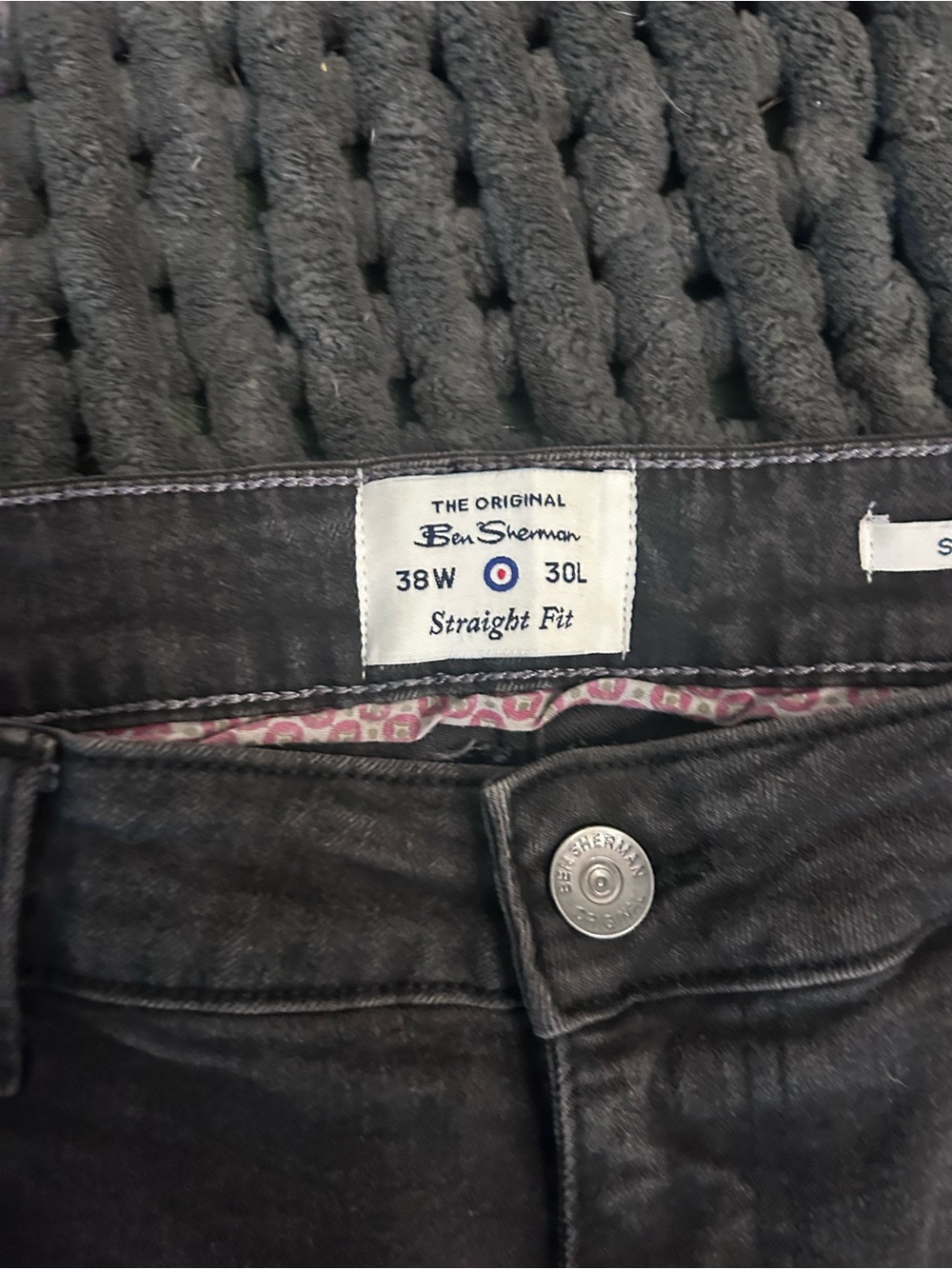 Ben Sherman Women's Straight Leg Jeans in Charcoal